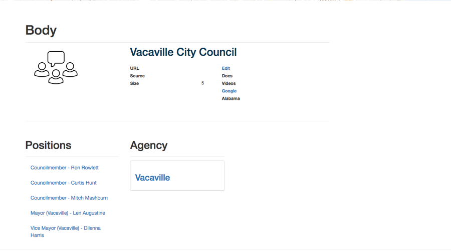 screenshot of the Jurisdictional.org application